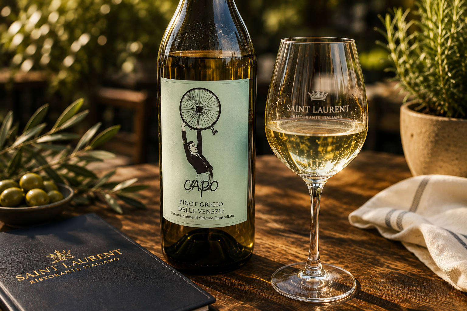 Pinot Grigio delle Venezie et vins italiens